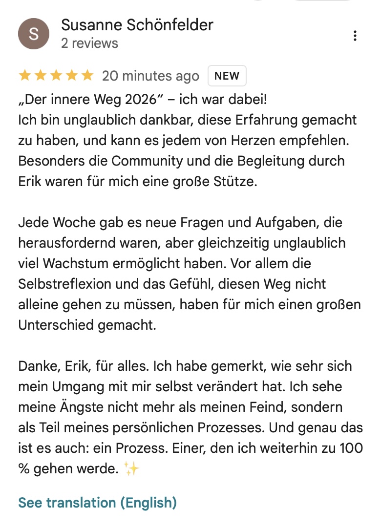 Google Bewertung von Alexandre Sokolov